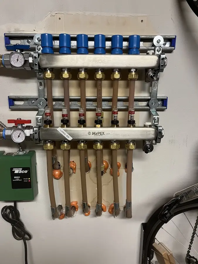 Plumber performing Leak Detection at a residential property in Cohoctah